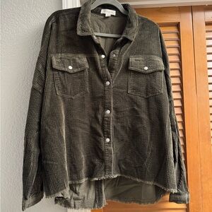 Treasure & Bond Cord Shirt Jacket